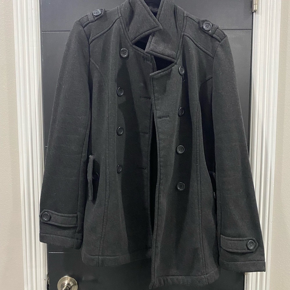 Gray coat